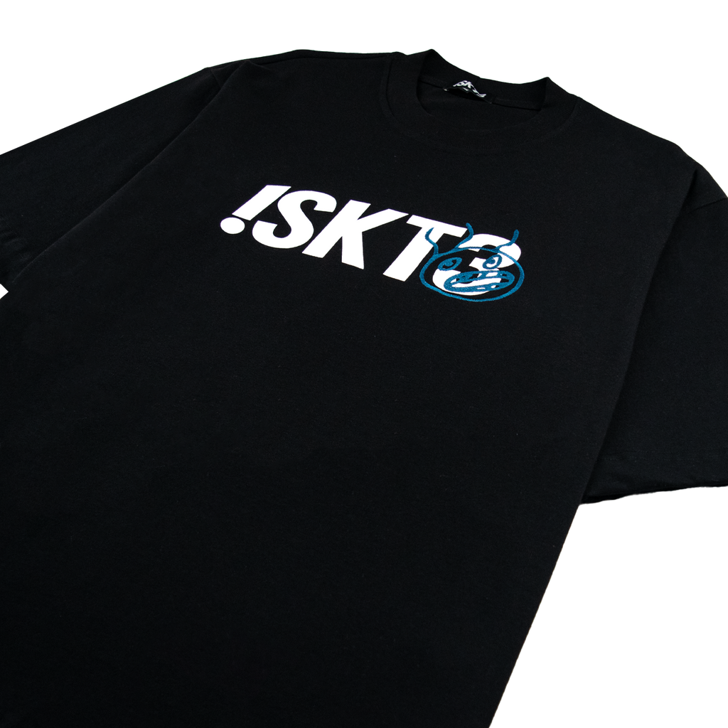 T-Shirt Embroidery Face - Black