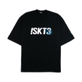 T-Shirt Embroidery Face - Black